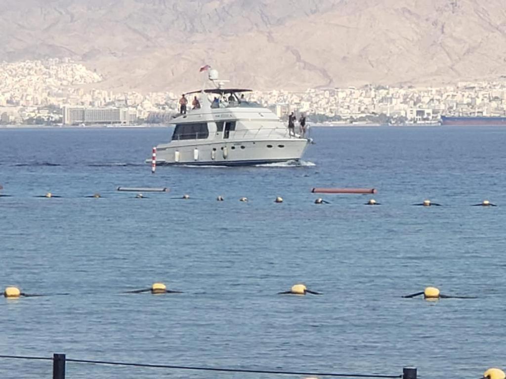 Xclusive 22M Air Conditioned 3-Luxury Bdr Lovely Yacht Hotel Eilat Exterior photo